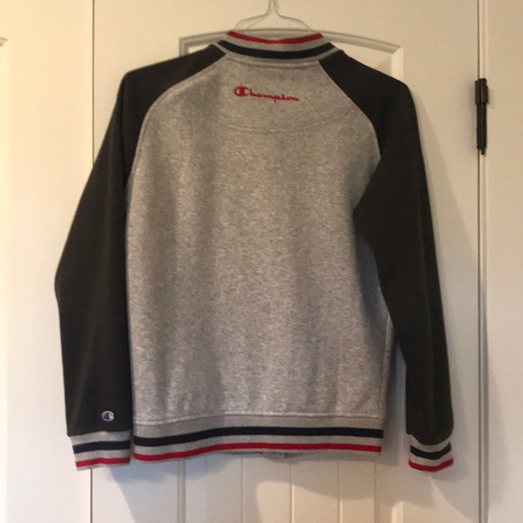 Like new! Champion fleece lined athletic jacket - Picture 3 of 11